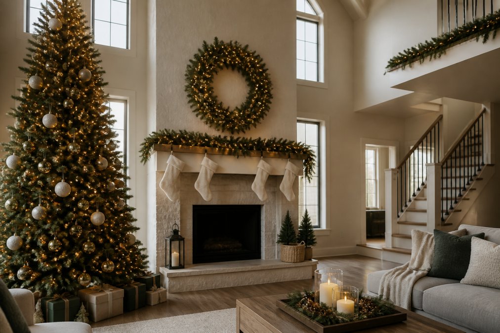 Large Scale Holiday Decor for Modern Homes
