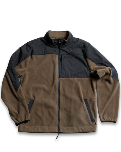Bruin Fleece Zip Up- Major Brown