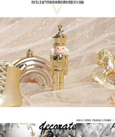 Christmas Ornaments Set – Red Green Gold Holiday Decorations