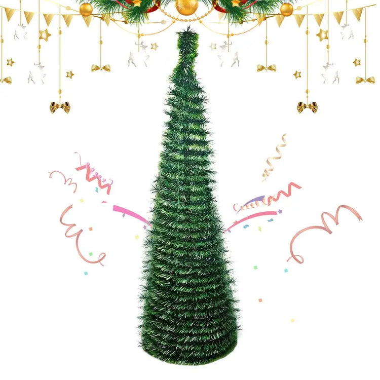 5 Ft Christmas Tree – Foldable Holiday Decoration
