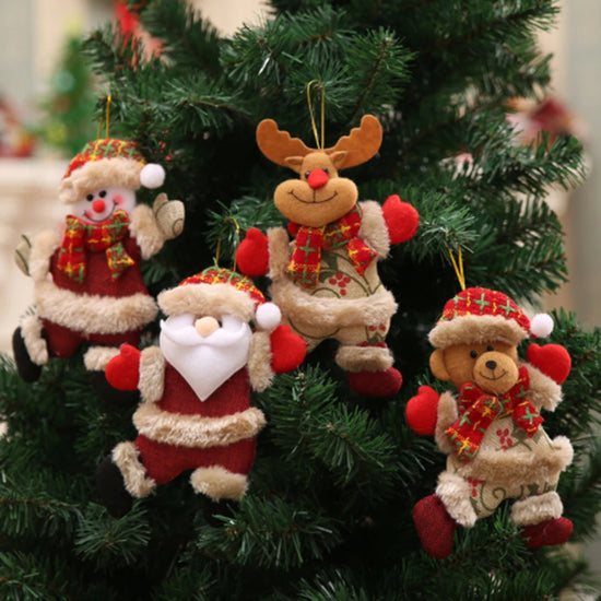Christmas Tree Ornaments – DIY Santa & Snowman Decor