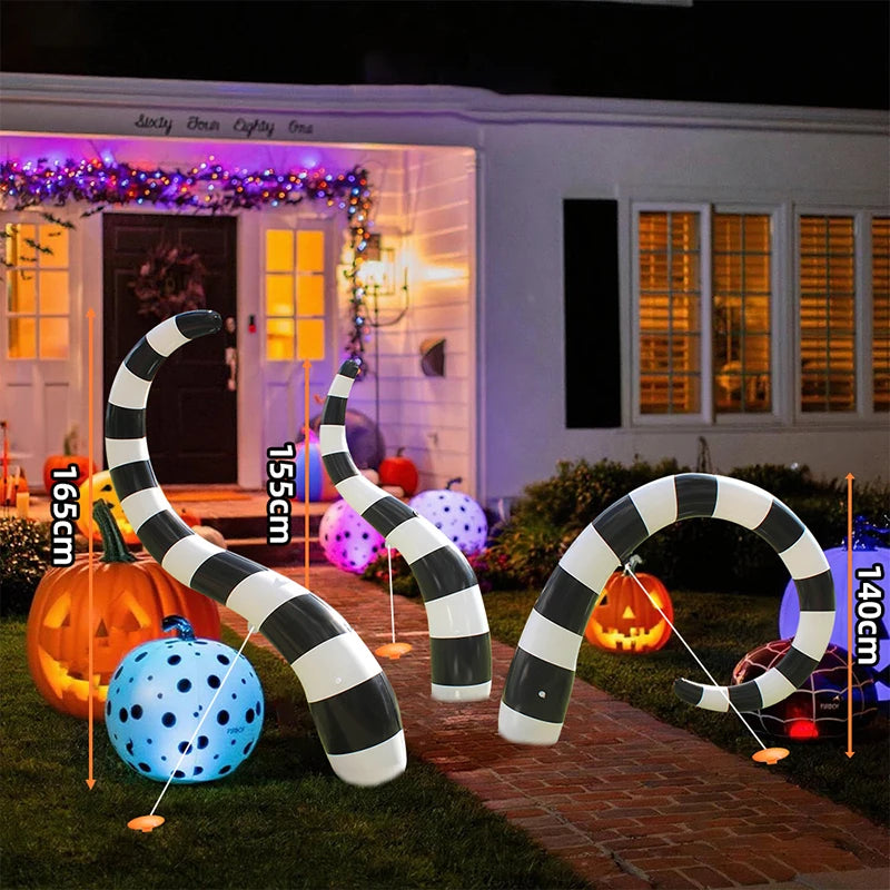 Halloween Inflatable Sandworm – Giant Outdoor Decor