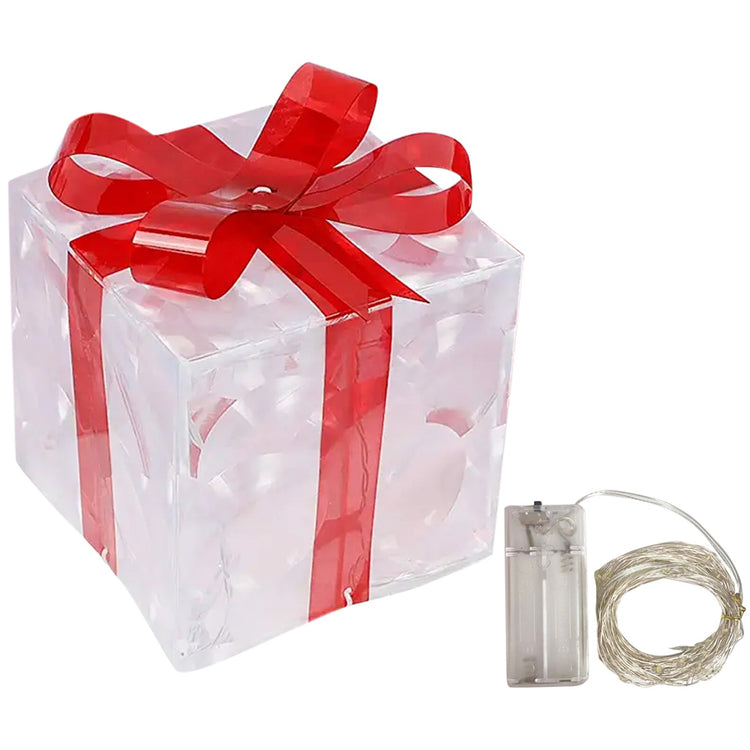 Christmas Glowing Gift Box – Outdoor Christmas Decor