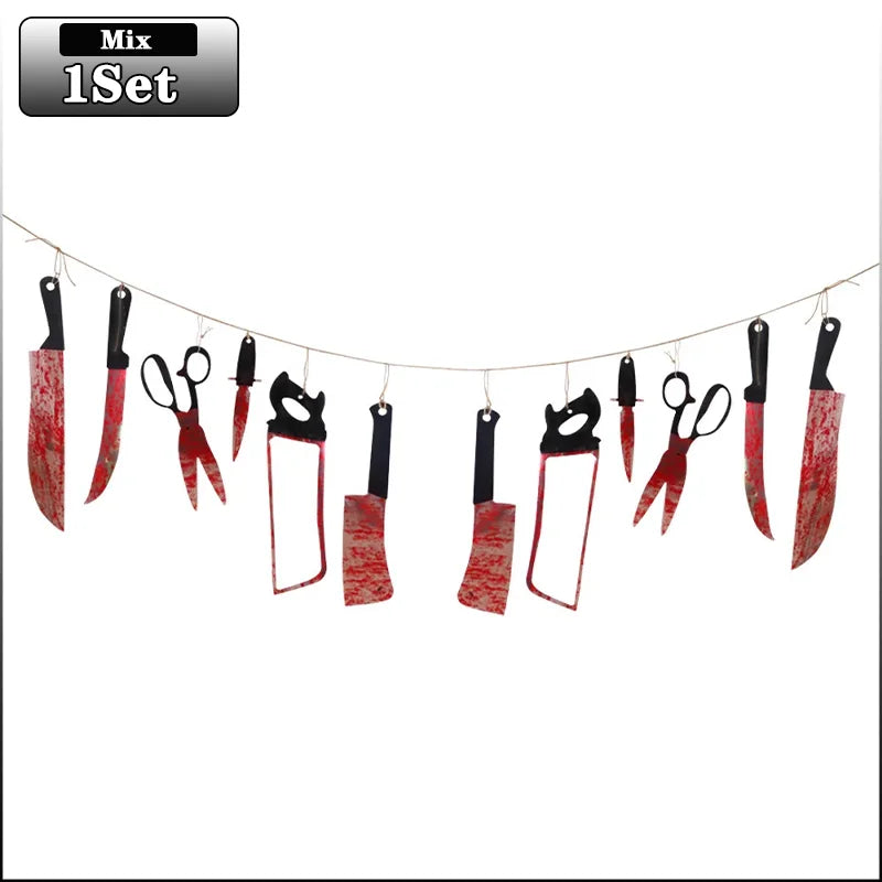 Bloody Halloween Banner – Horror Haunted House Decor