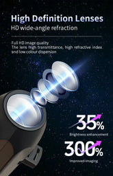 Halloween Moon Projector Light – USB Rotatable Decor