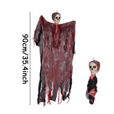 Halloween Hanging Skeleton Decor – 90CM Ghost Prop