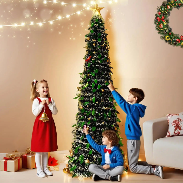 5 Ft Christmas Tree – Foldable Holiday Decoration