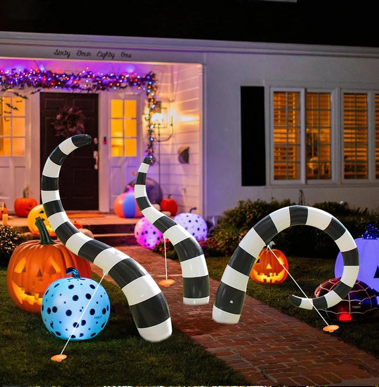 Halloween Inflatable Sandworm – Giant Outdoor Decor