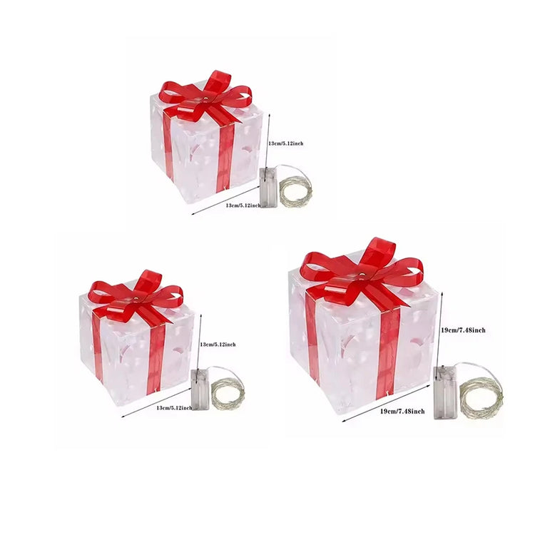 Christmas Glowing Gift Box – Outdoor Christmas Decor