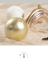 Christmas Ornaments Set – Red Green Gold Holiday Decorations