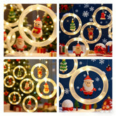 LED Santa Claus Curtain Light – Christmas Decor