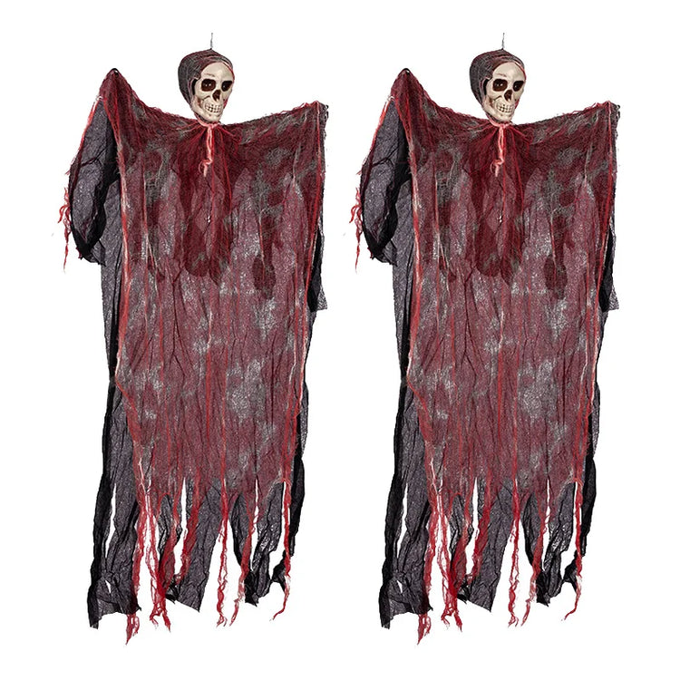 Halloween Hanging Skeleton Decor – 90CM Ghost Prop