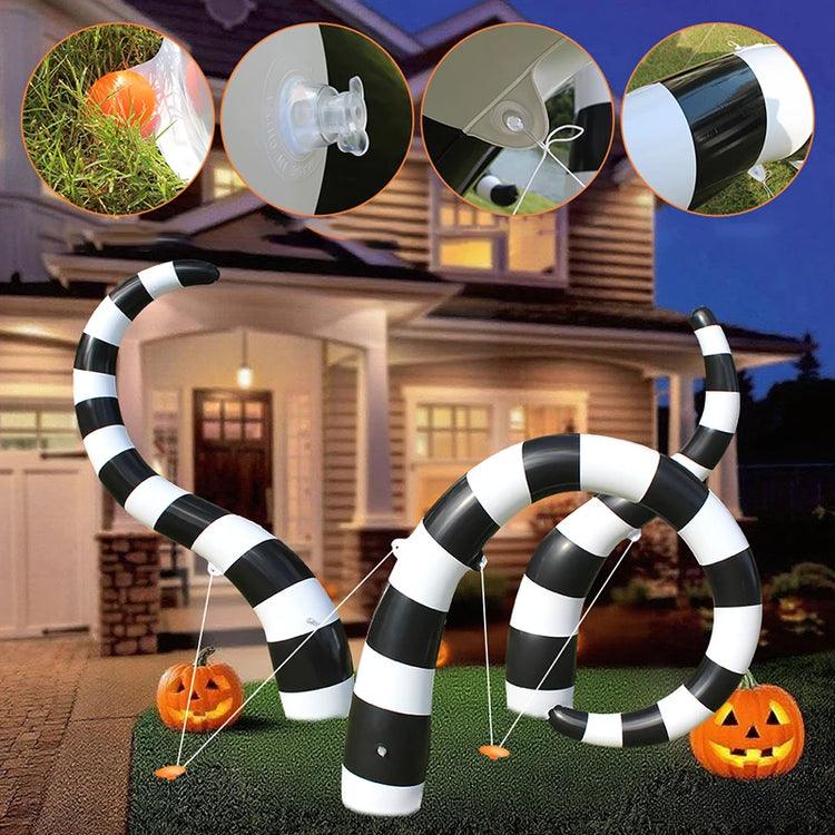 Halloween Inflatable Sandworm – Giant Outdoor Decor