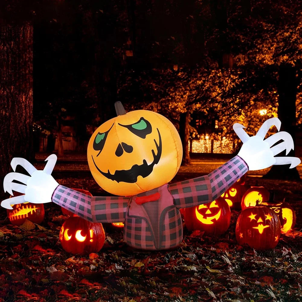 Halloween Pumpkin Inflatable – 1.2M Outdoor Decor