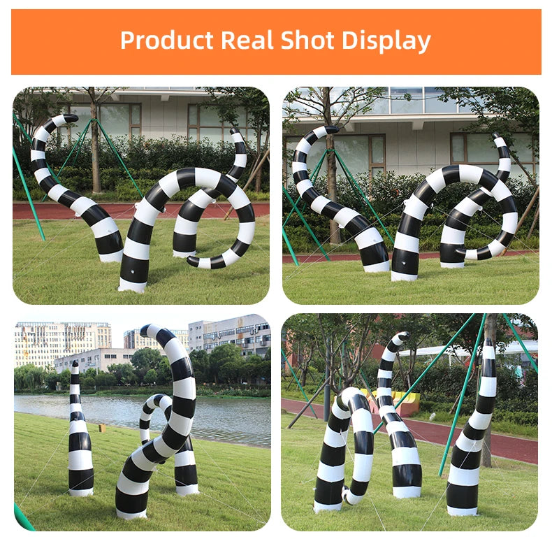 Halloween Inflatable Sandworm – Giant Outdoor Decor