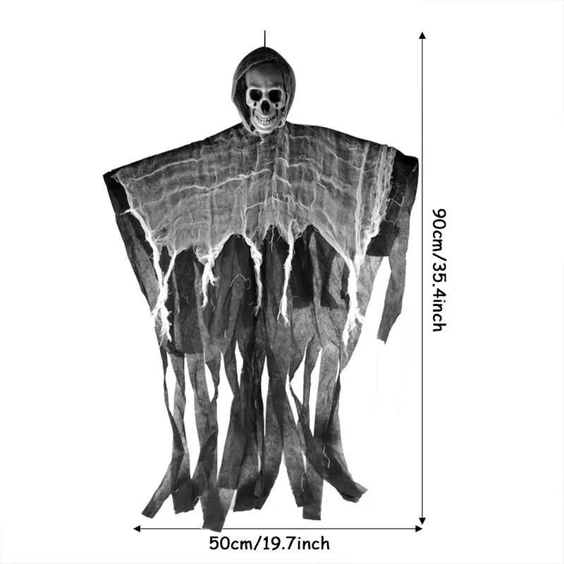 Halloween Hanging Skeleton Decor – 90CM Ghost Prop