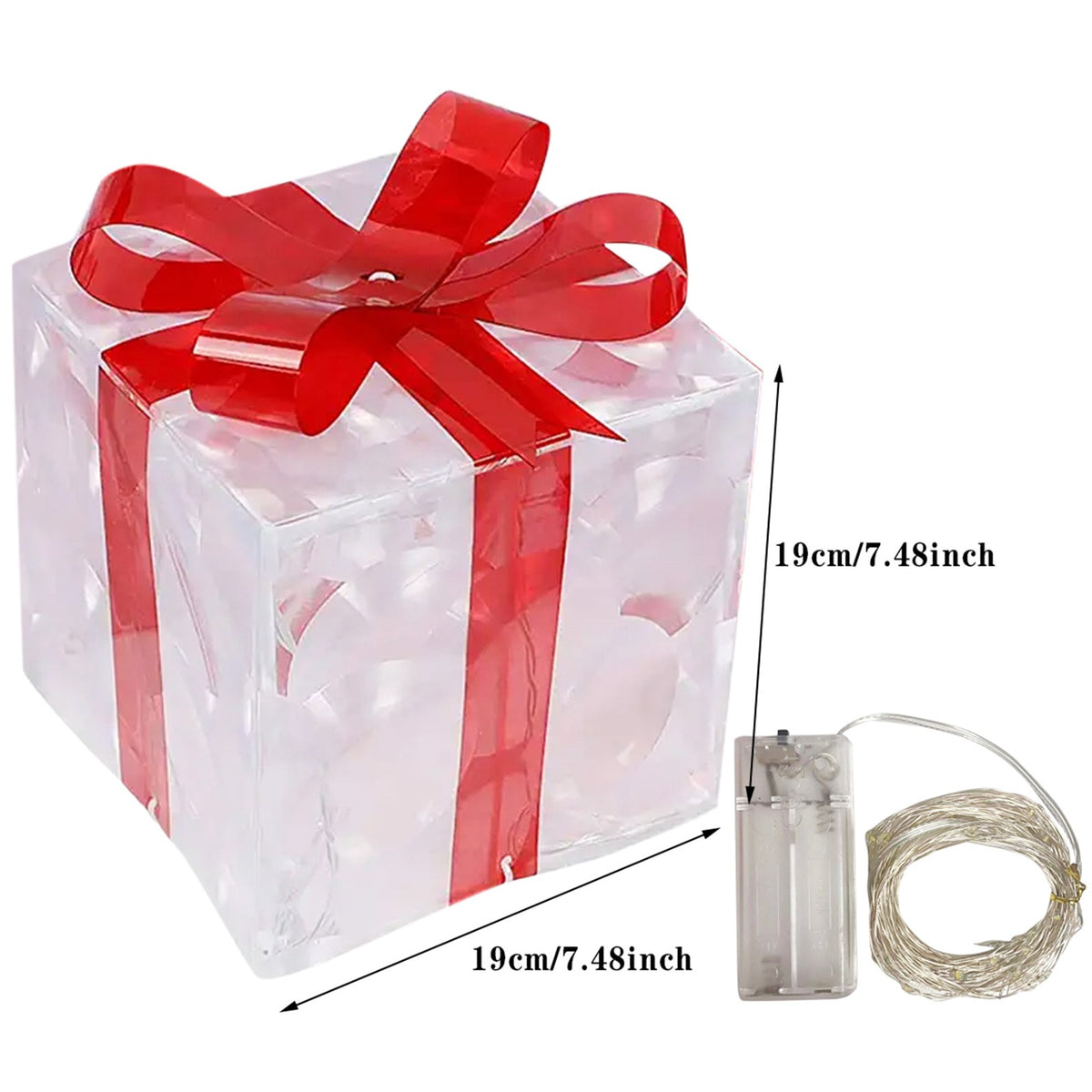 Christmas Glowing Gift Box – Outdoor Christmas Decor