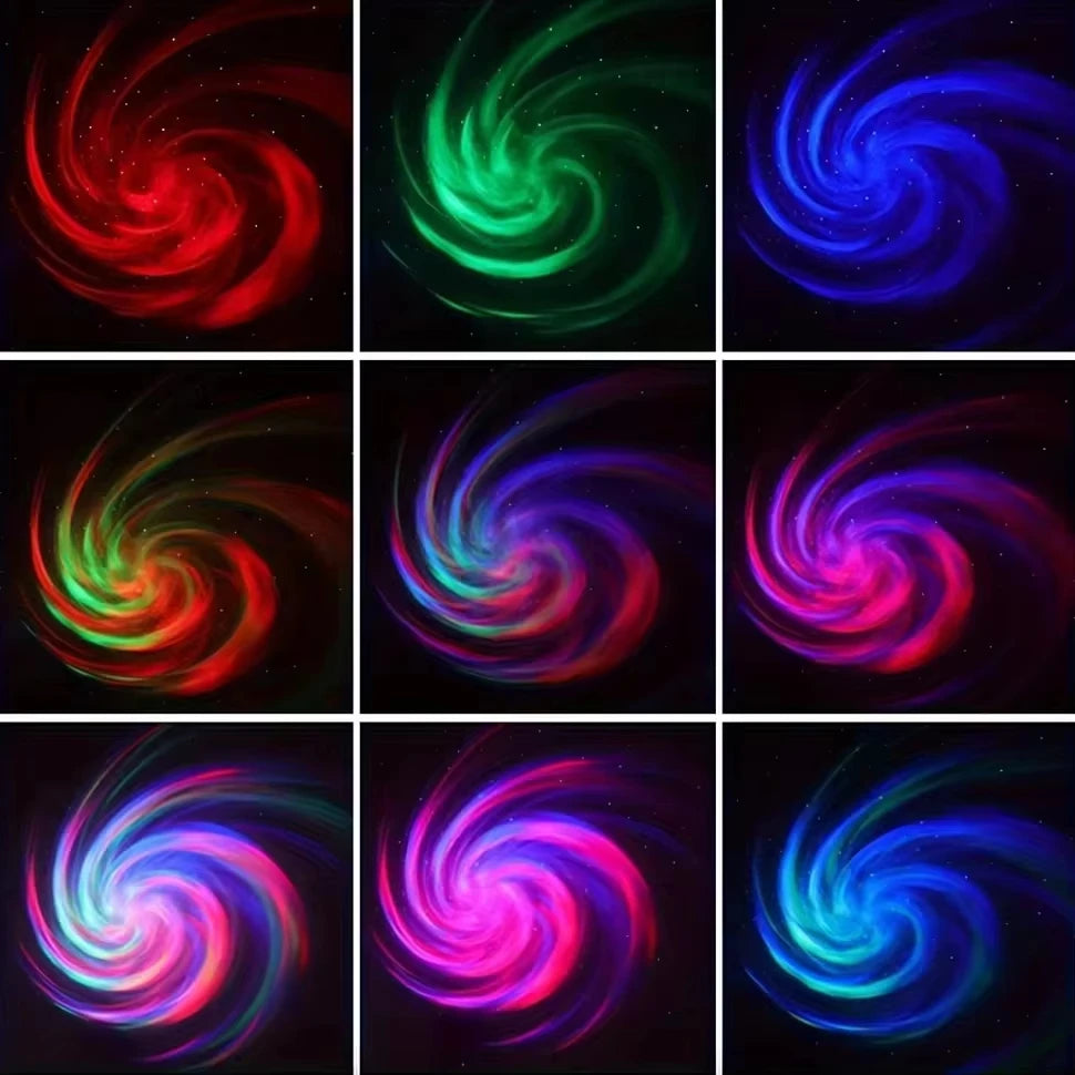 LED Galaxy Projector Light – Colorful Sky Night Lamp