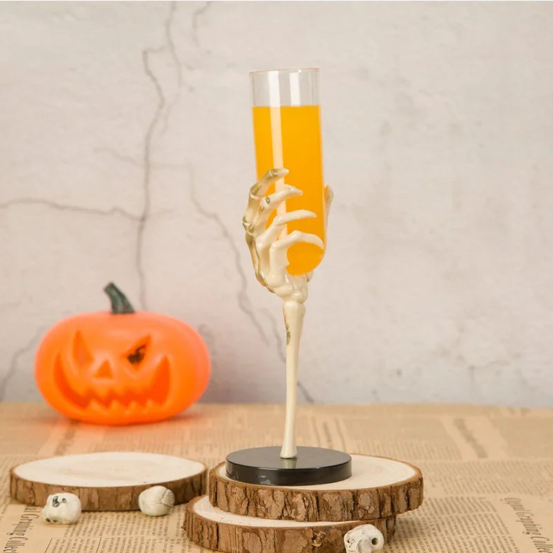Halloween Goblet Tableware – Skeleton Hand Design