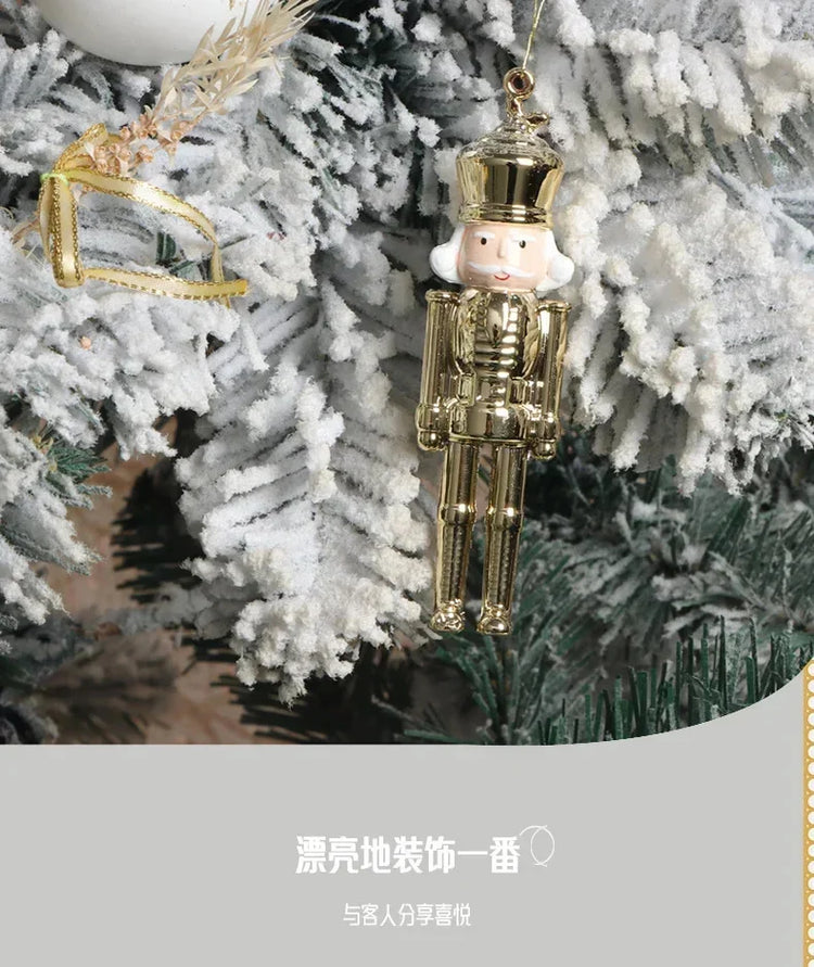 Christmas Ornaments Set – Red, Green & Gold Holiday Decorv