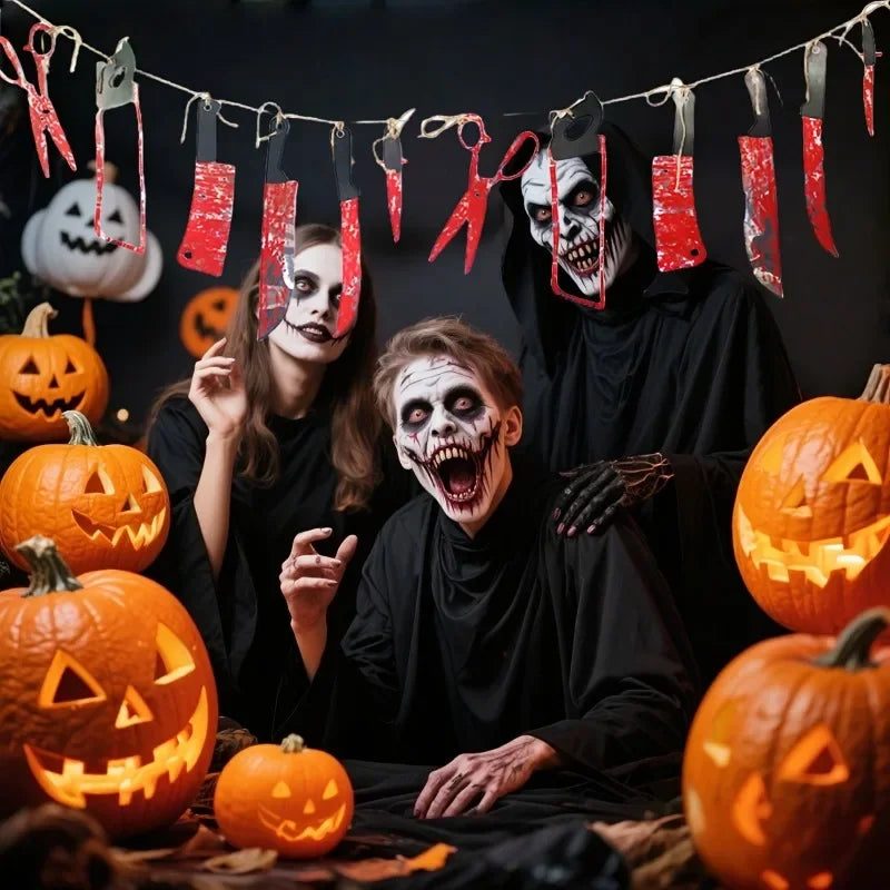 Bloody Halloween Banner – Horror Haunted House Decor