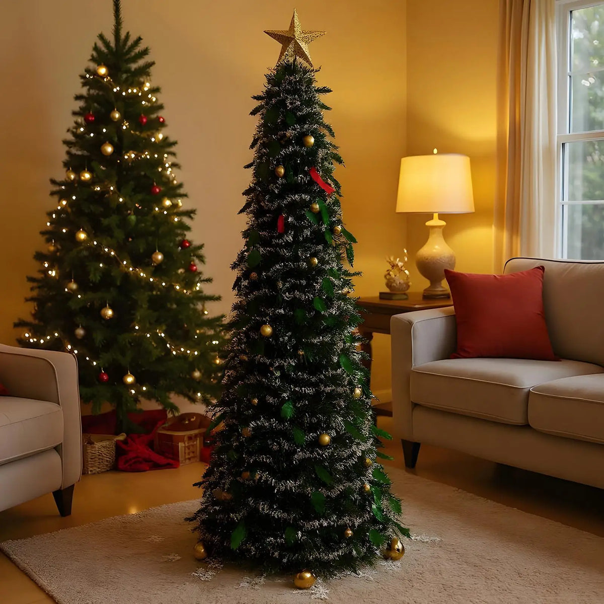 5 Ft Christmas Tree – Foldable Holiday Decoration