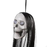 Halloween Hanging Ghost Skeleton – Long Hair Horror Prop