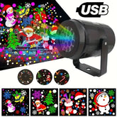 Christmas Projector Lights – 16 Patterns Rotatable LED