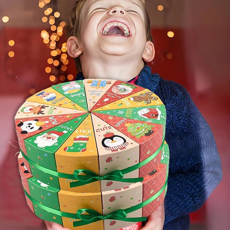 Christmas Candy Gift Box – 12pcs Advent Packaging