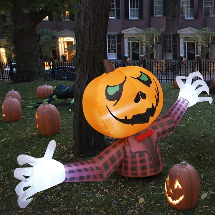Halloween Pumpkin Inflatable – 1.2M Outdoor Decor