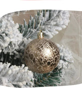 Christmas Ornaments Set – Red Green Gold Holiday Decorations
