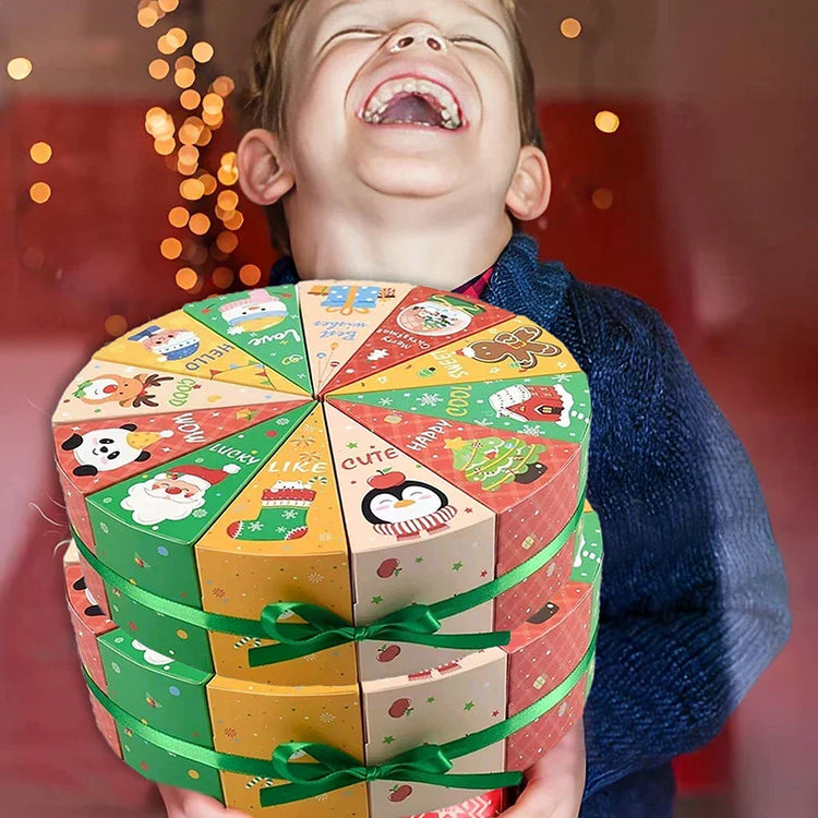 Christmas Candy Gift Box – 12pcs Advent Packaging