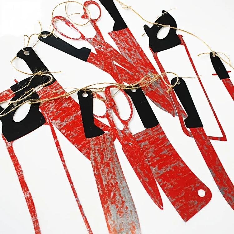 Bloody Halloween Banner – Horror Haunted House Decor