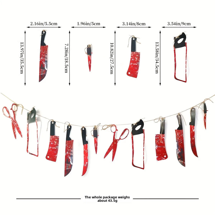 Bloody Halloween Banner – Horror Haunted House Decor