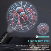 Halloween Moon Projector Light – USB Rotatable Decor