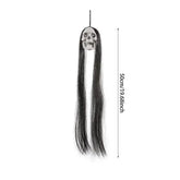 Halloween Hanging Ghost Skeleton – Long Hair Horror Prop