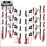 Bloody Halloween Banner – Horror Haunted House Decor