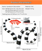 Halloween Inflatable Sandworm – Giant Outdoor Decor