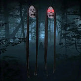 Halloween Hanging Ghost Skeleton – Long Hair Horror Prop