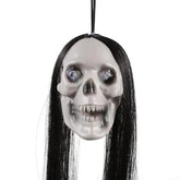 Halloween Hanging Ghost Skeleton – Long Hair Horror Prop