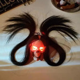 Halloween Hanging Ghost Skeleton – Long Hair Horror Prop