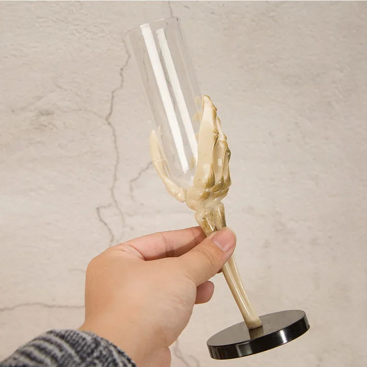 Halloween Goblet Tableware – Skeleton Hand Design
