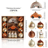 Christmas Ornaments Set – Red, Green & Gold Holiday Decorv