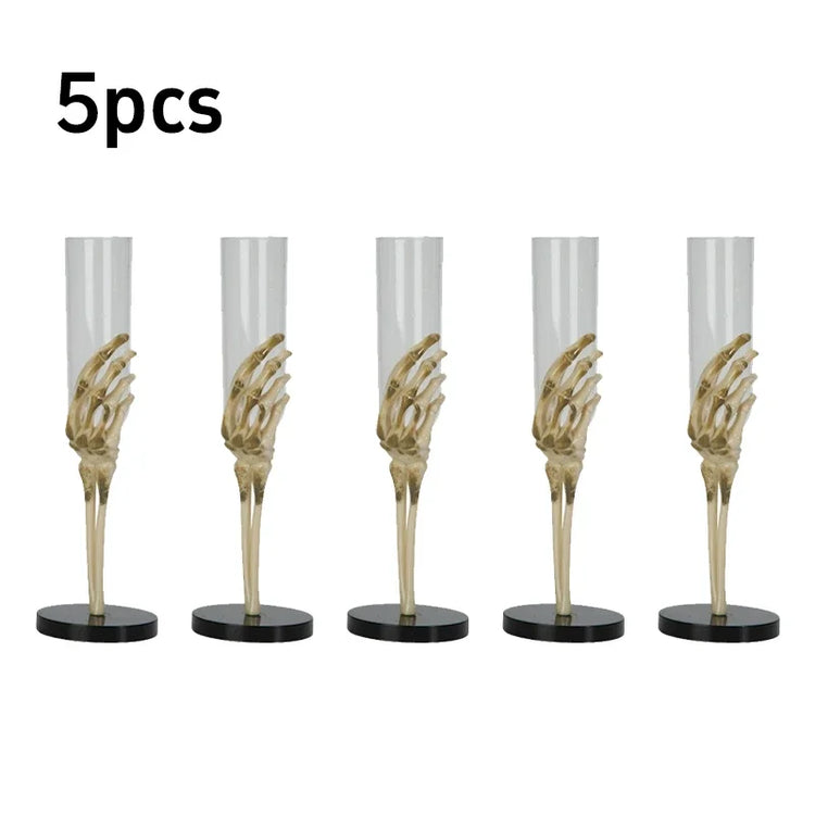 Halloween Goblet Tableware – Skeleton Hand Design