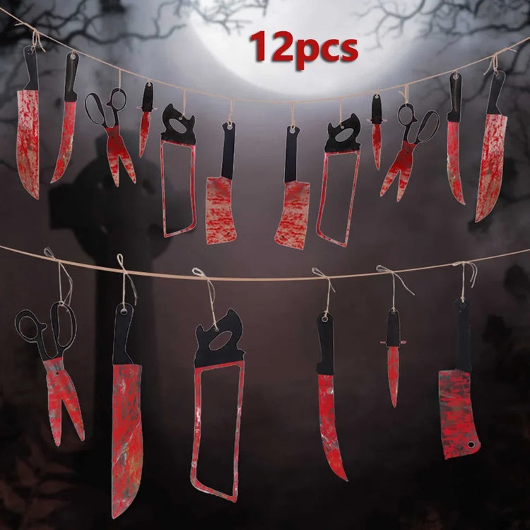 Bloody Halloween Banner – Horror Haunted House Decor