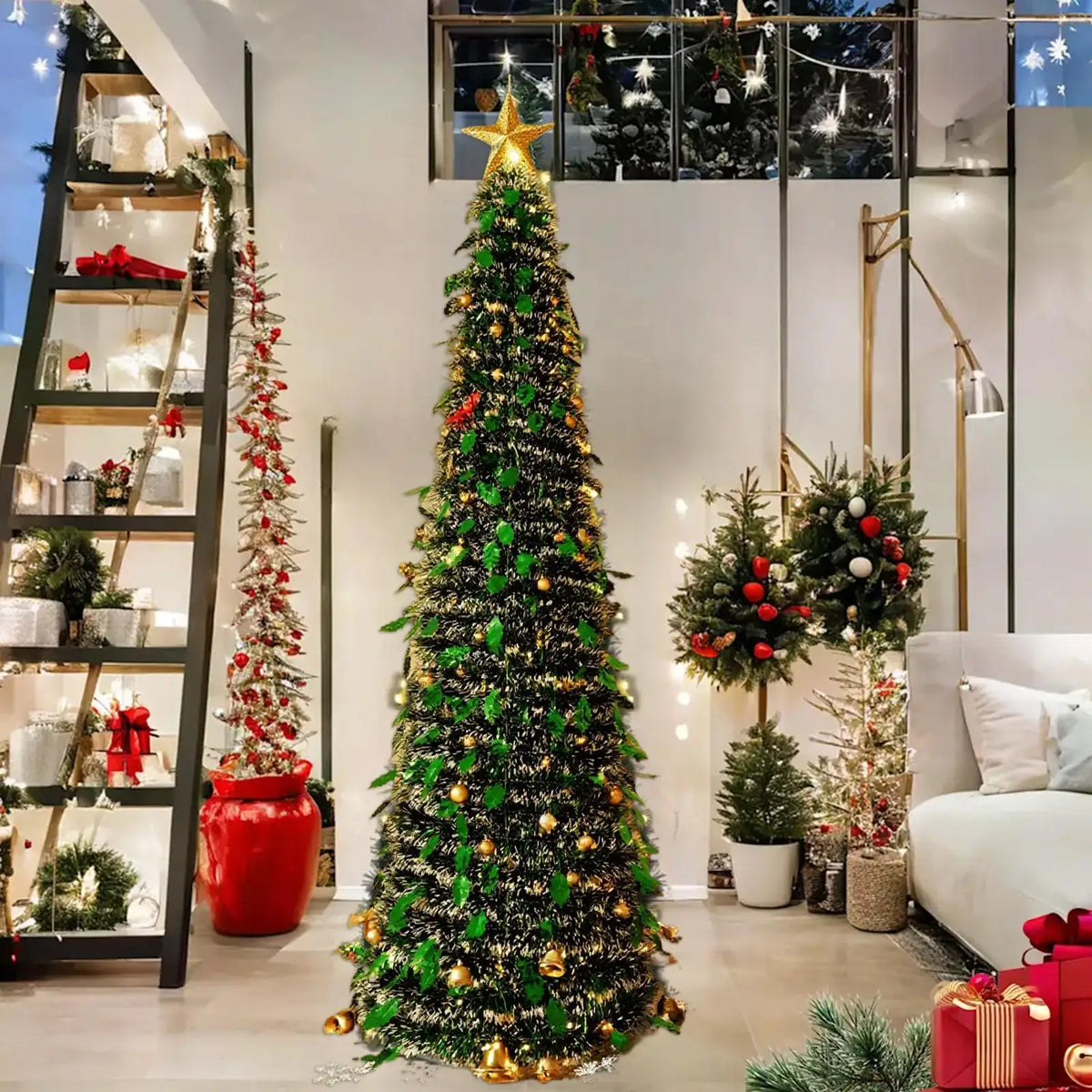 5 Ft Christmas Tree – Foldable Holiday Decoration