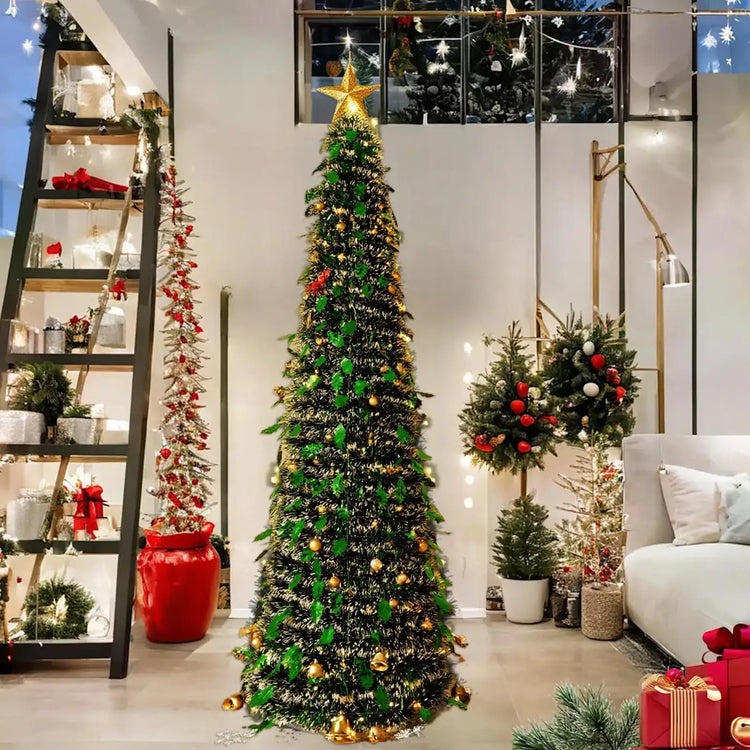 5 Ft Christmas Tree – Foldable Holiday Decoration