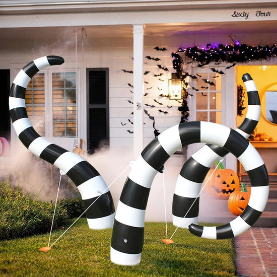 Halloween Inflatable Sandworm – Giant Outdoor Decor