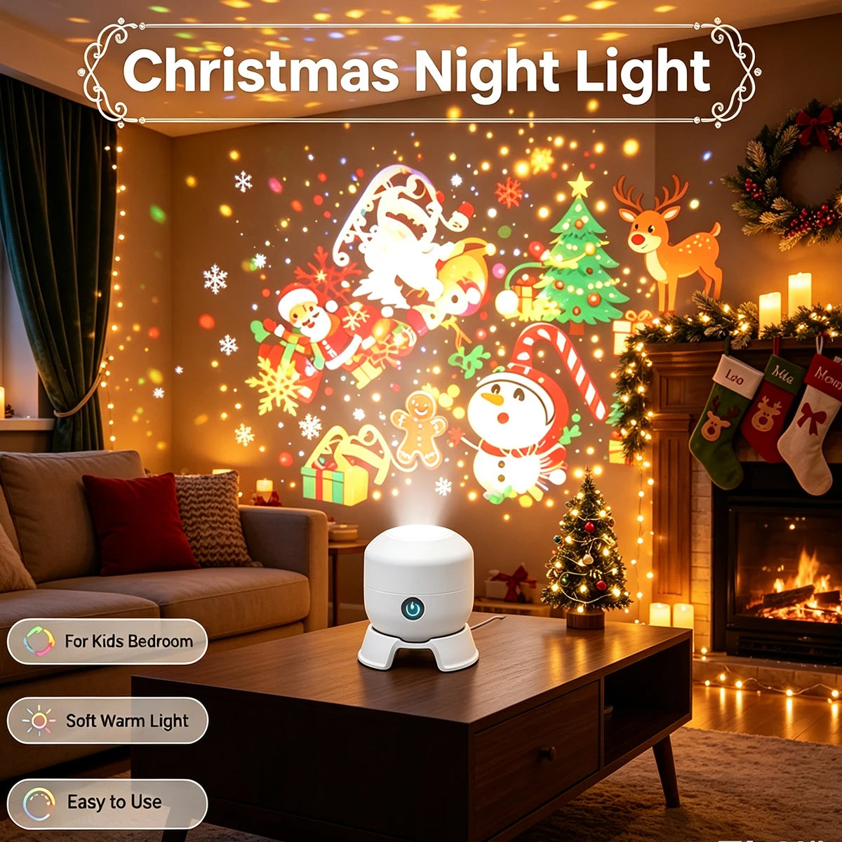 Christmas Projector Light – 22 Patterns LED Lamp 