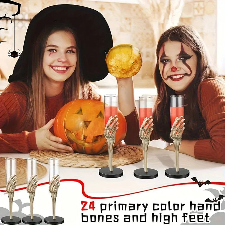 Halloween Goblet Tableware – Skeleton Hand Design